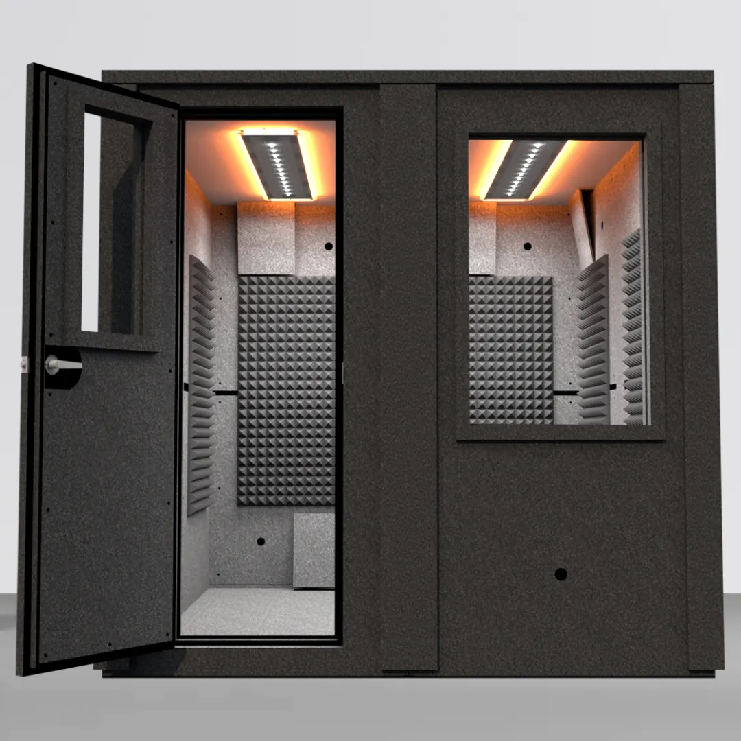 MDL 8484 E - 7' x 7' Double-Wall Isolation Booth | WhisperRoom®